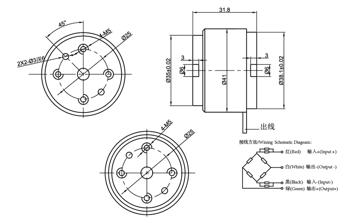 NJL-205尺寸图 NJL-205尺寸图