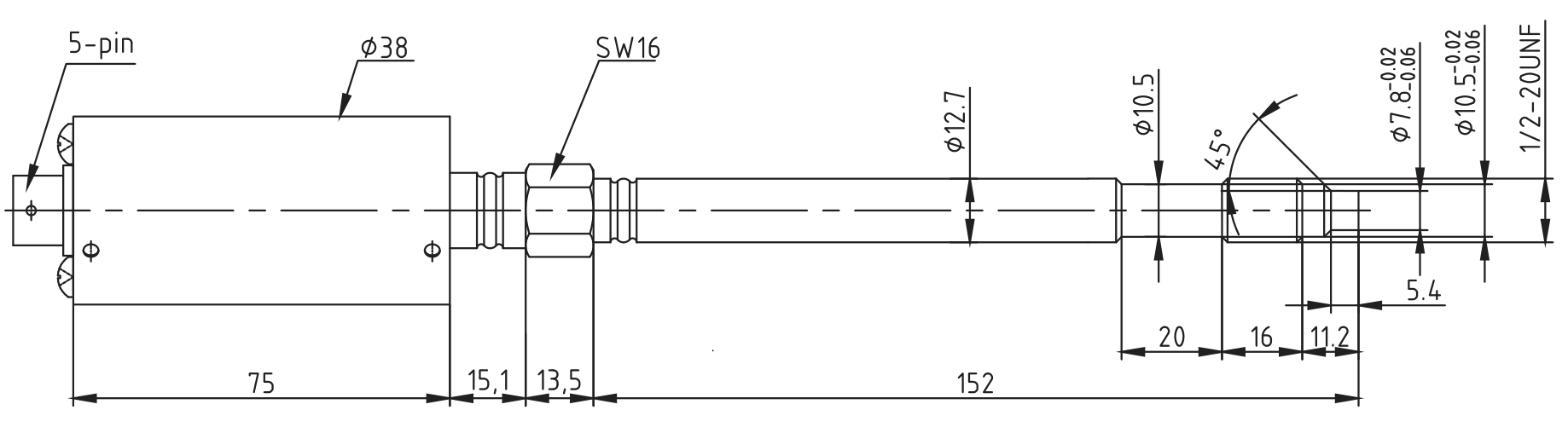PTL111尺寸图 PTL111尺寸图
