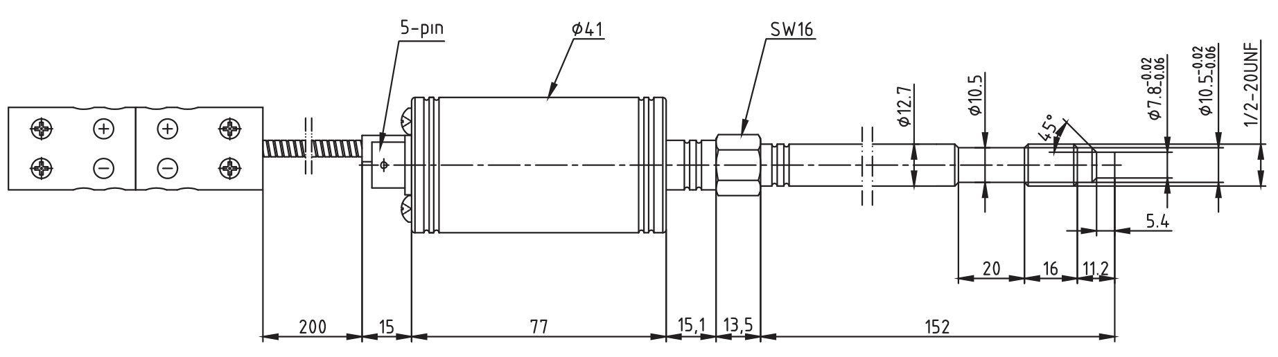 PTL111-T尺寸图 PTL111-T尺寸图