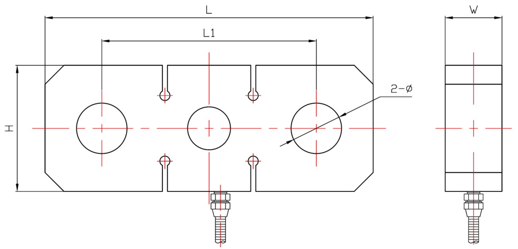 LCZ-206A尺寸图 LCZ-206A尺寸图