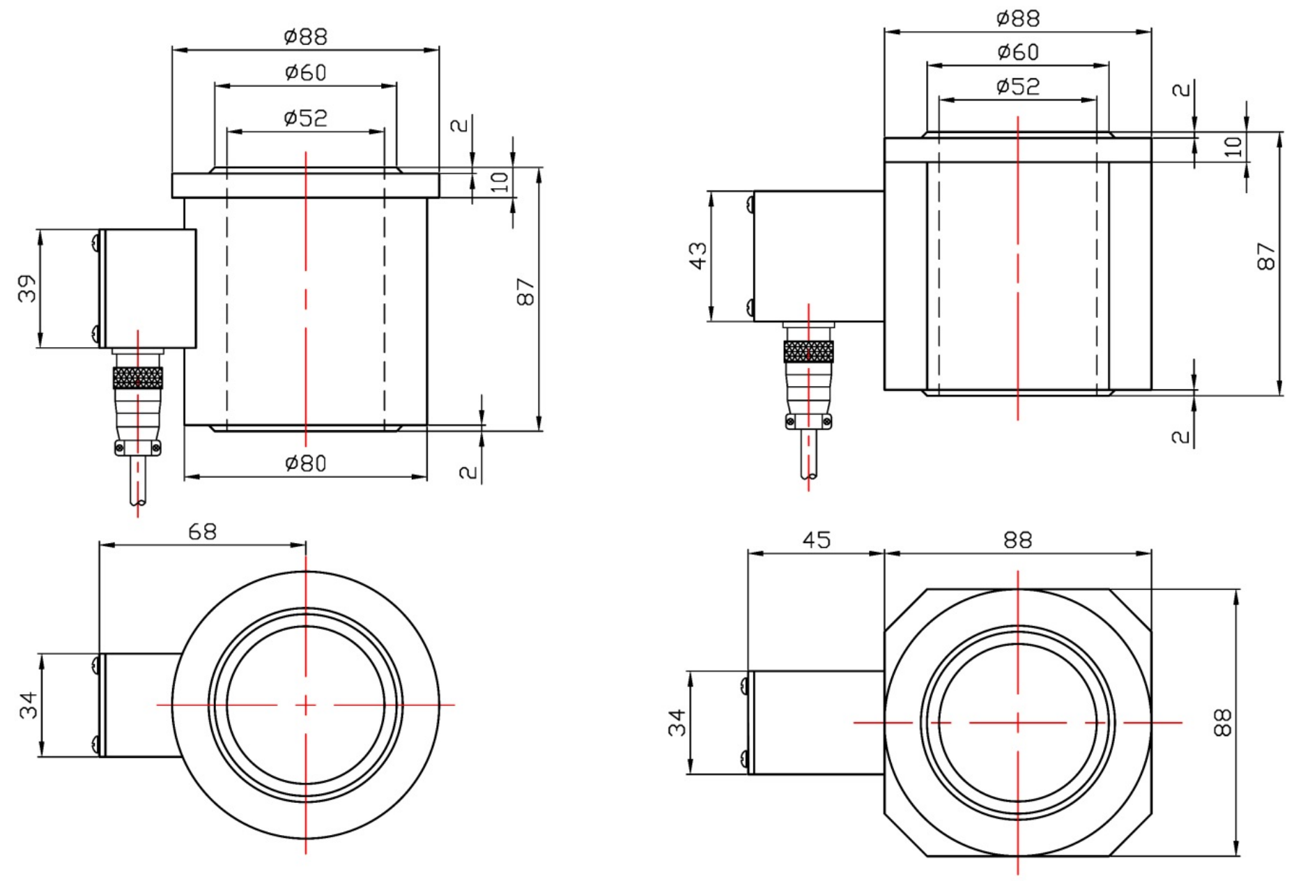 LCZ-109A尺寸图 LCZ-109A尺寸图