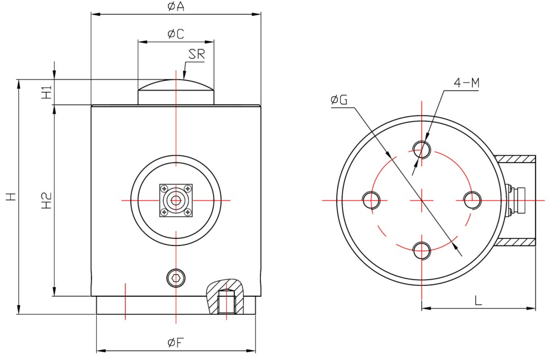 LCZ-107A尺寸图 LCZ-107A尺寸图