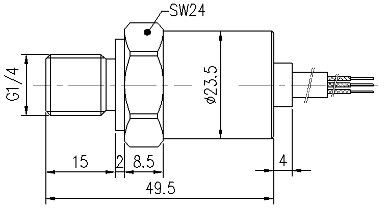 PTL518尺寸图 PTL518尺寸图