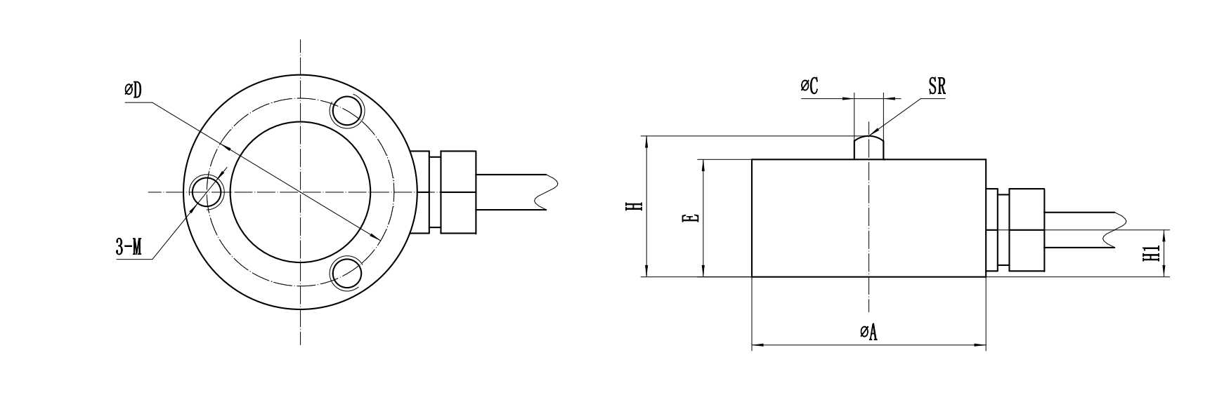 LCZ-105D尺寸图 LCZ-105D尺寸图
