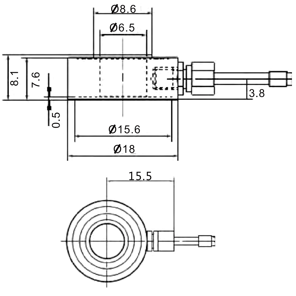 LCZ-208A尺寸图 LCZ-208A尺寸图