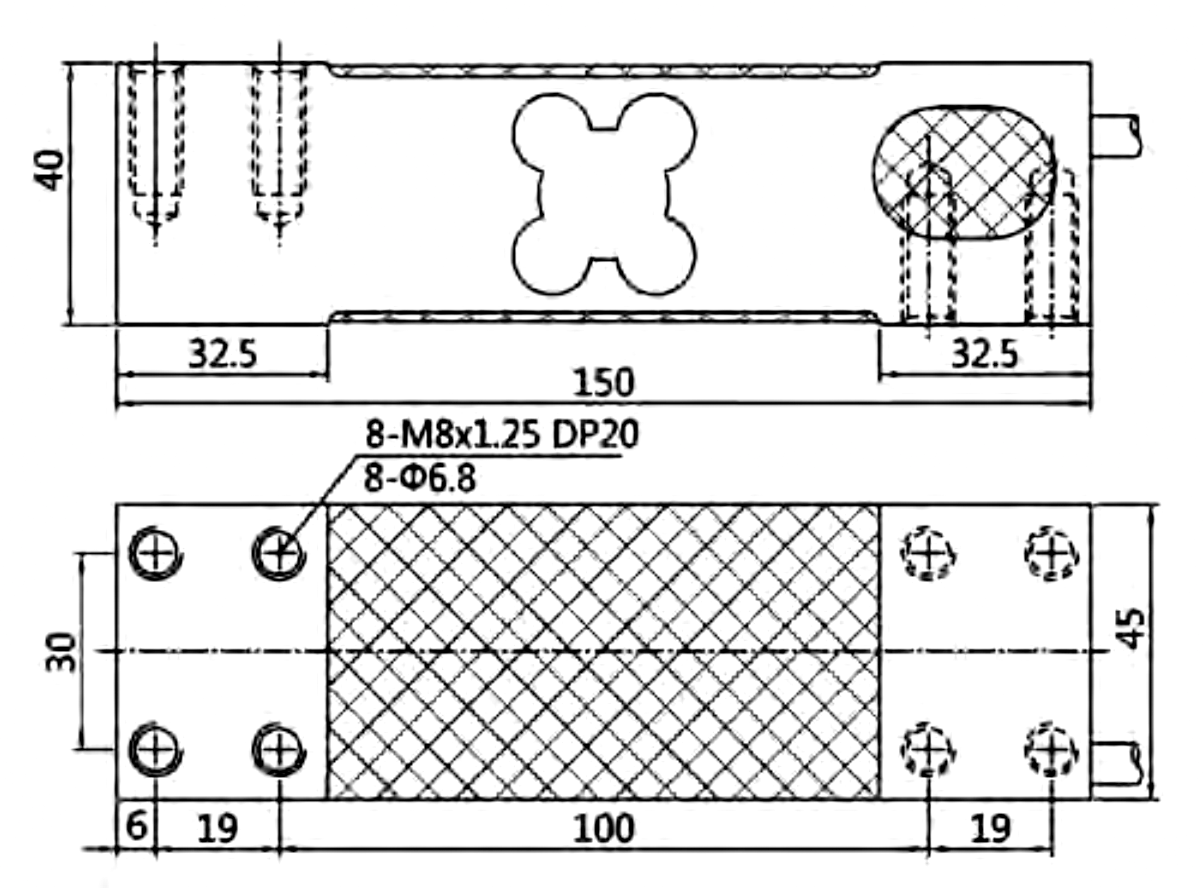 LCZ-301L尺寸图 LCZ-301L尺寸图