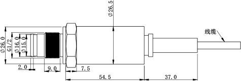 PTL707尺寸图 PTL707尺寸图