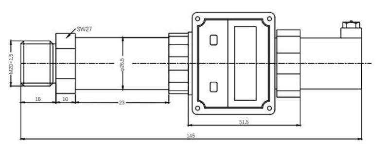 PTL515S尺寸图 PTL515S尺寸图